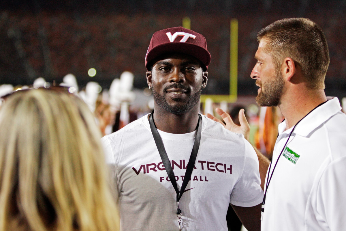 Michael Vick enters Virginia Tech Sports Hall of Fame Sports Illustrated