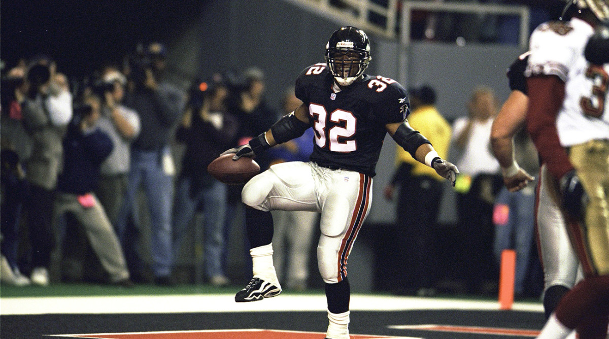 Jamal Anderson (and his end zone celebrations) captured Atlanta's imagination during the 1998 season.
