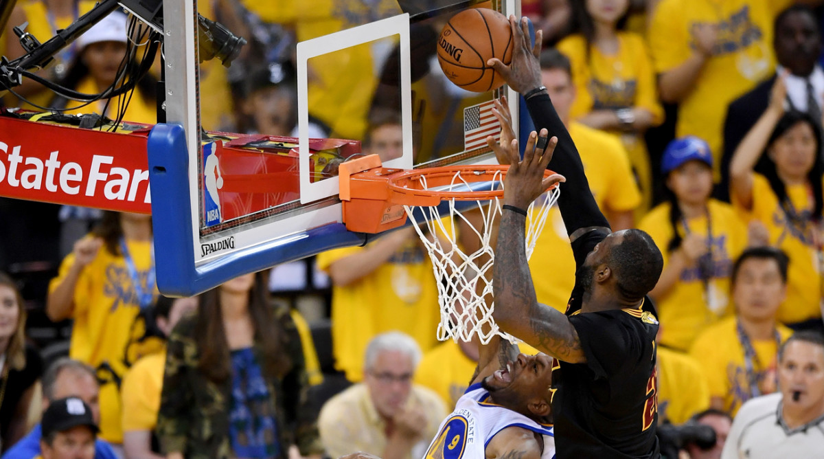 LeBron's NBA Finals 'Block' was epic in person Sports Illustrated