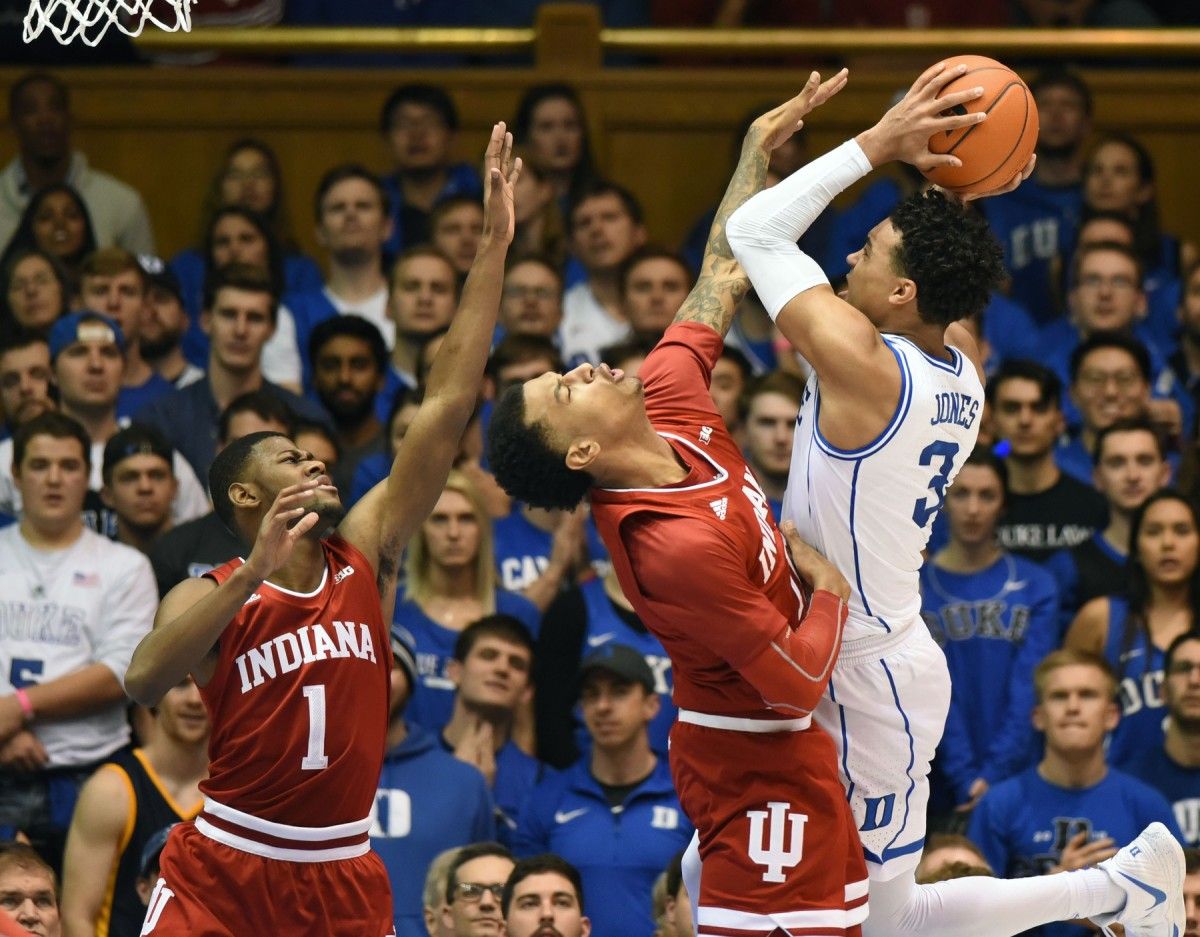 Indiana's Al Durham (1) was named a team captain this year. (USA TODAY)