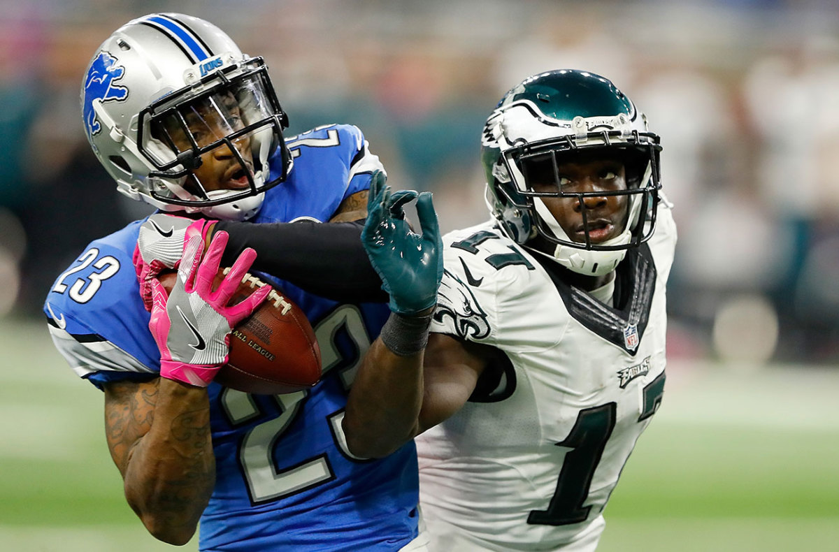 Darius Slay had the game-clinching pick in the Lions’ Week 5 win over the Eagles.