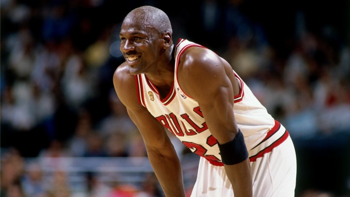 Man plays pickup ball in a full Michael Jordan uniform Sports Illustrated