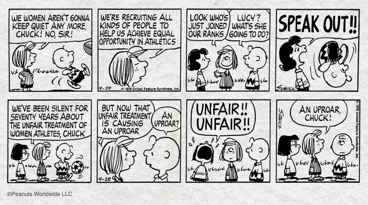 The peanuts comic strips fist appearence