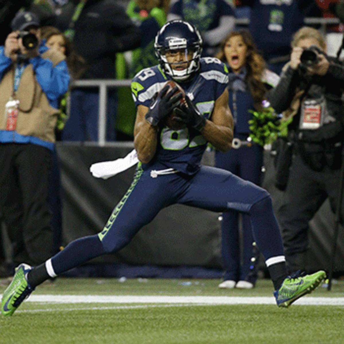 Doug Baldwin demonstrates a, "clear maintaining of control of the football." 