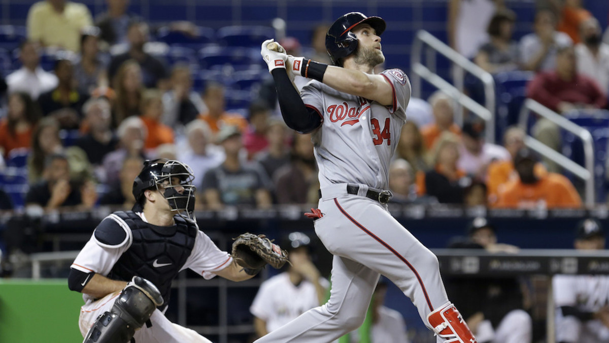 Video Bryce Harper grand slam highlights fourHR inning for Nats