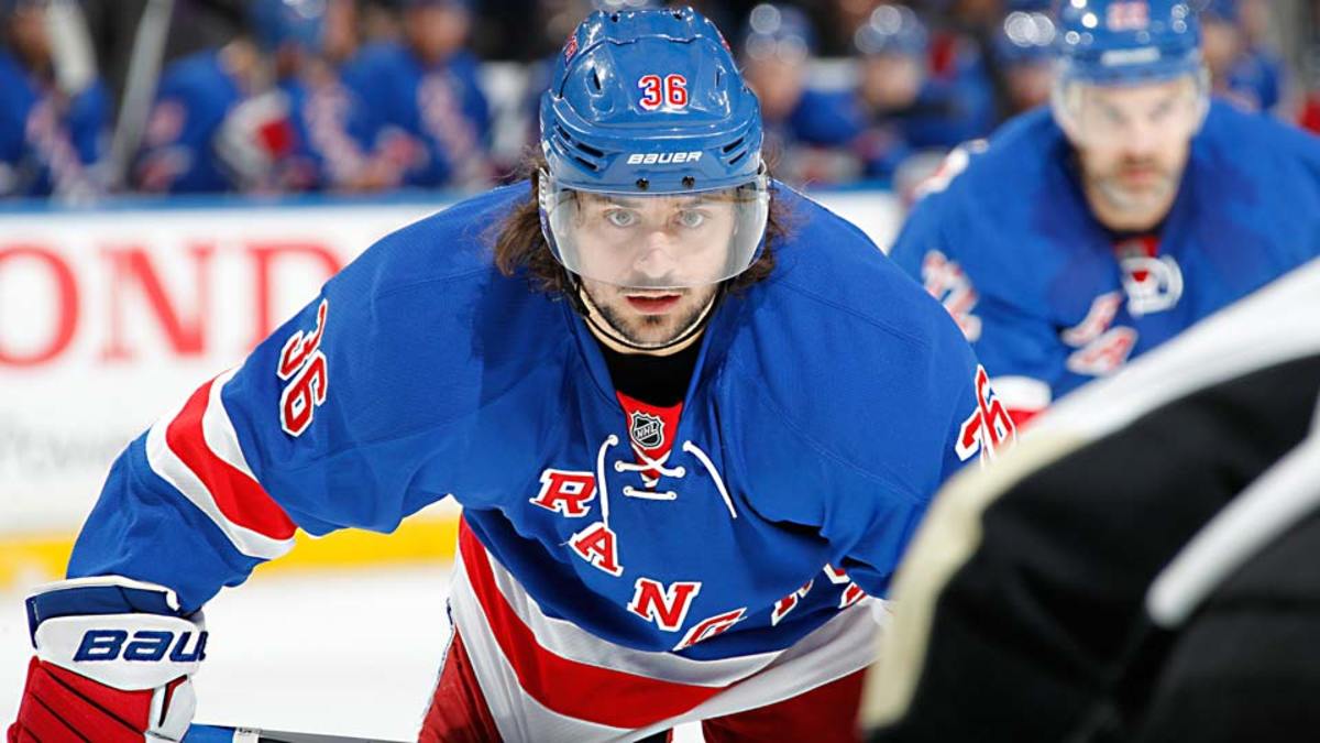Mats Zuccarello of the New York Rangers head injury Sports