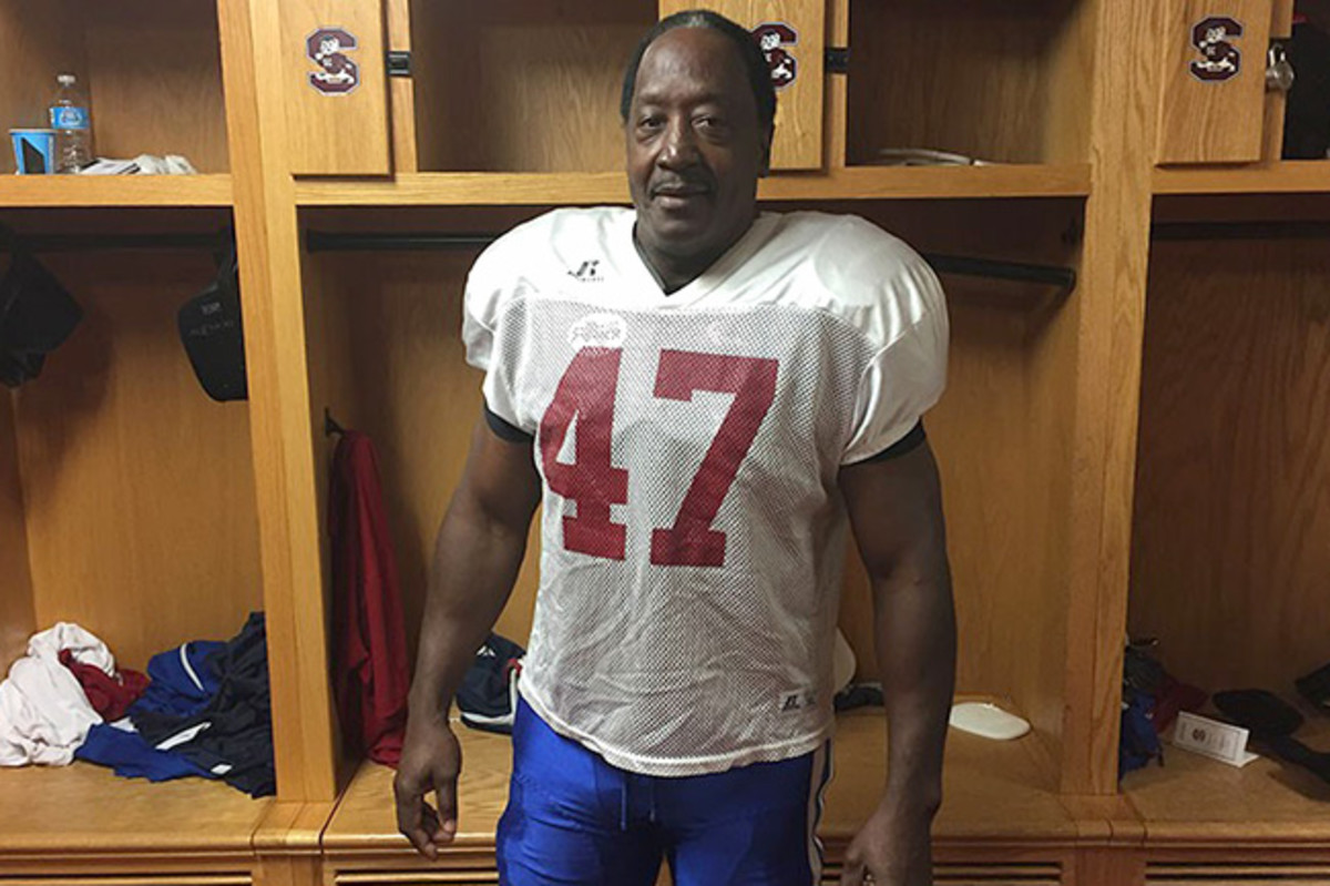 55-year-old South Carolina State RB Joe Thomas Sr.