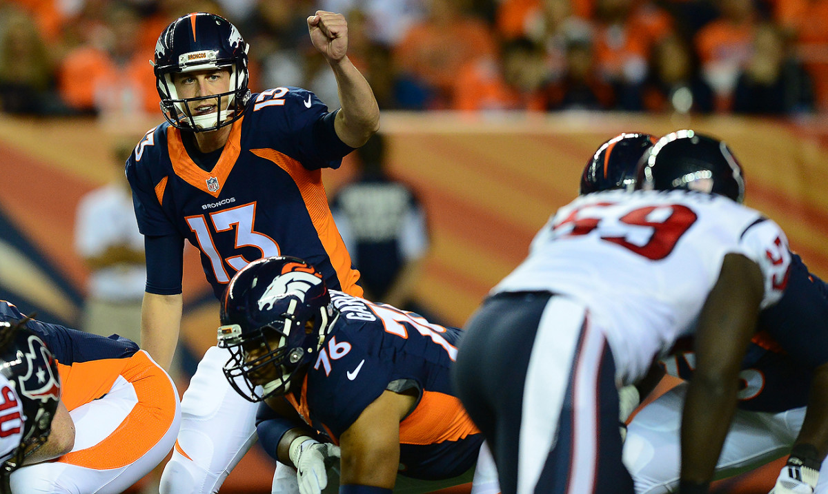 Studying the tells of the opponent works on offense, too, with Denver players looking for everything from foot placement to body lean.