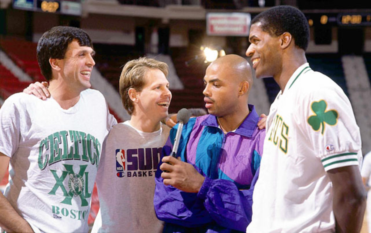 Charles Barkley, Danny Ainge, Kevin McHale and Robert Parish