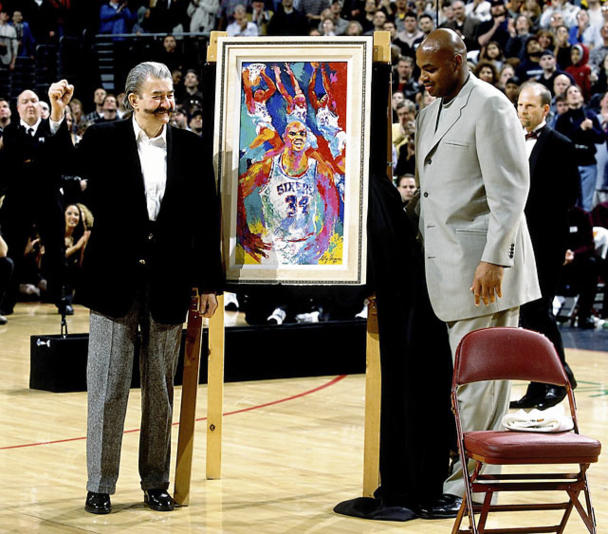 Charles Barkley and Leroy Neiman