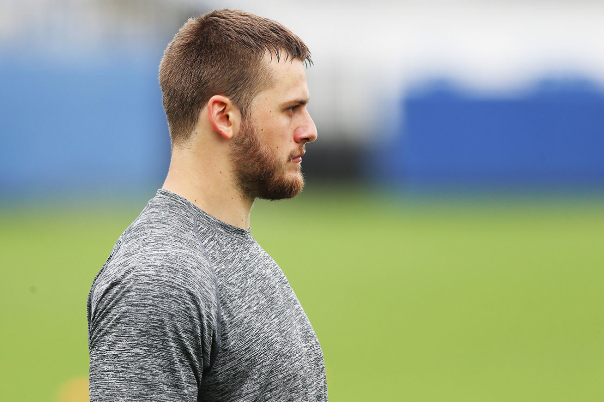 A mechanical engineering student, Boehringer only took up the game four years ago, after watching YouTube clips of Adrian Peterson.