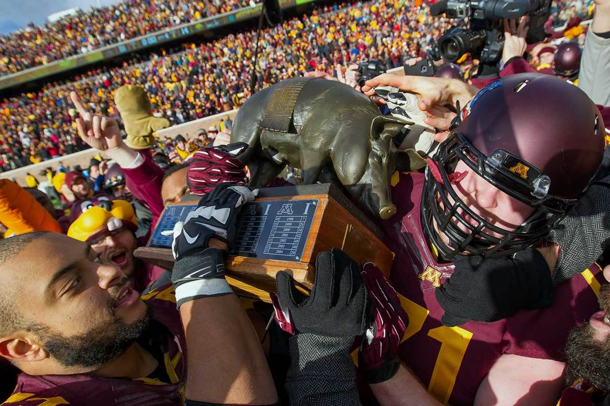 Ranking College Football's Unusual Trophies Sports Illustrated
