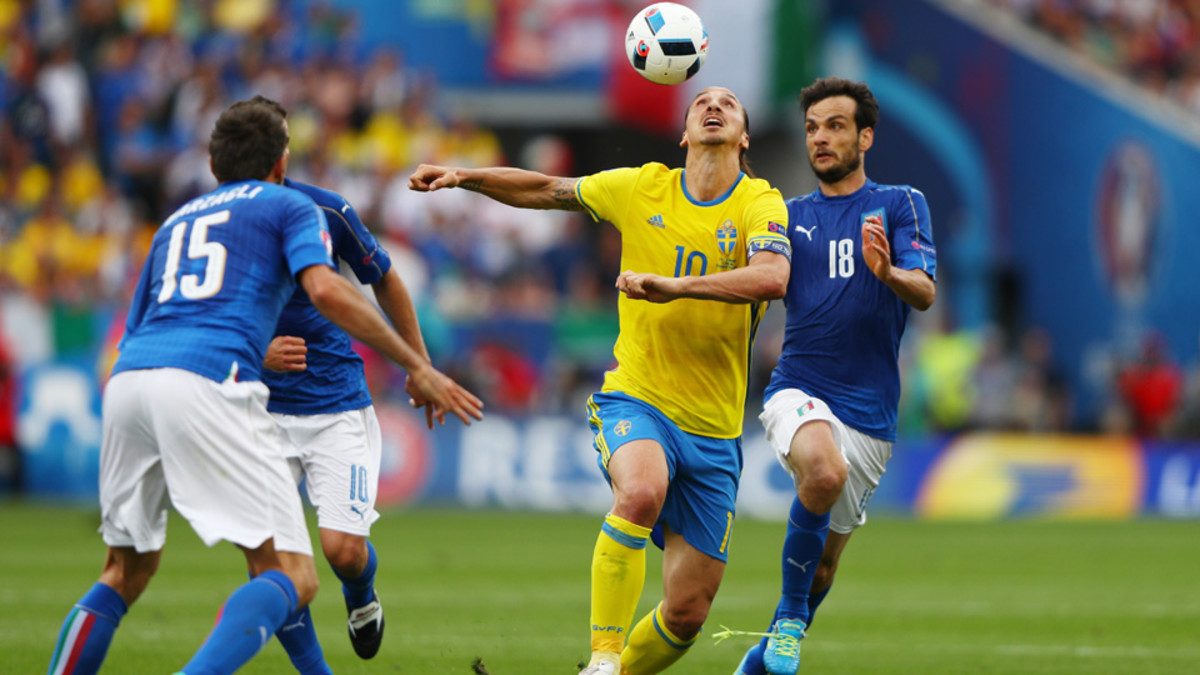 Italy vs Sweden Azzurri smother Swedes, Zlatan at Euro 2016 Sports