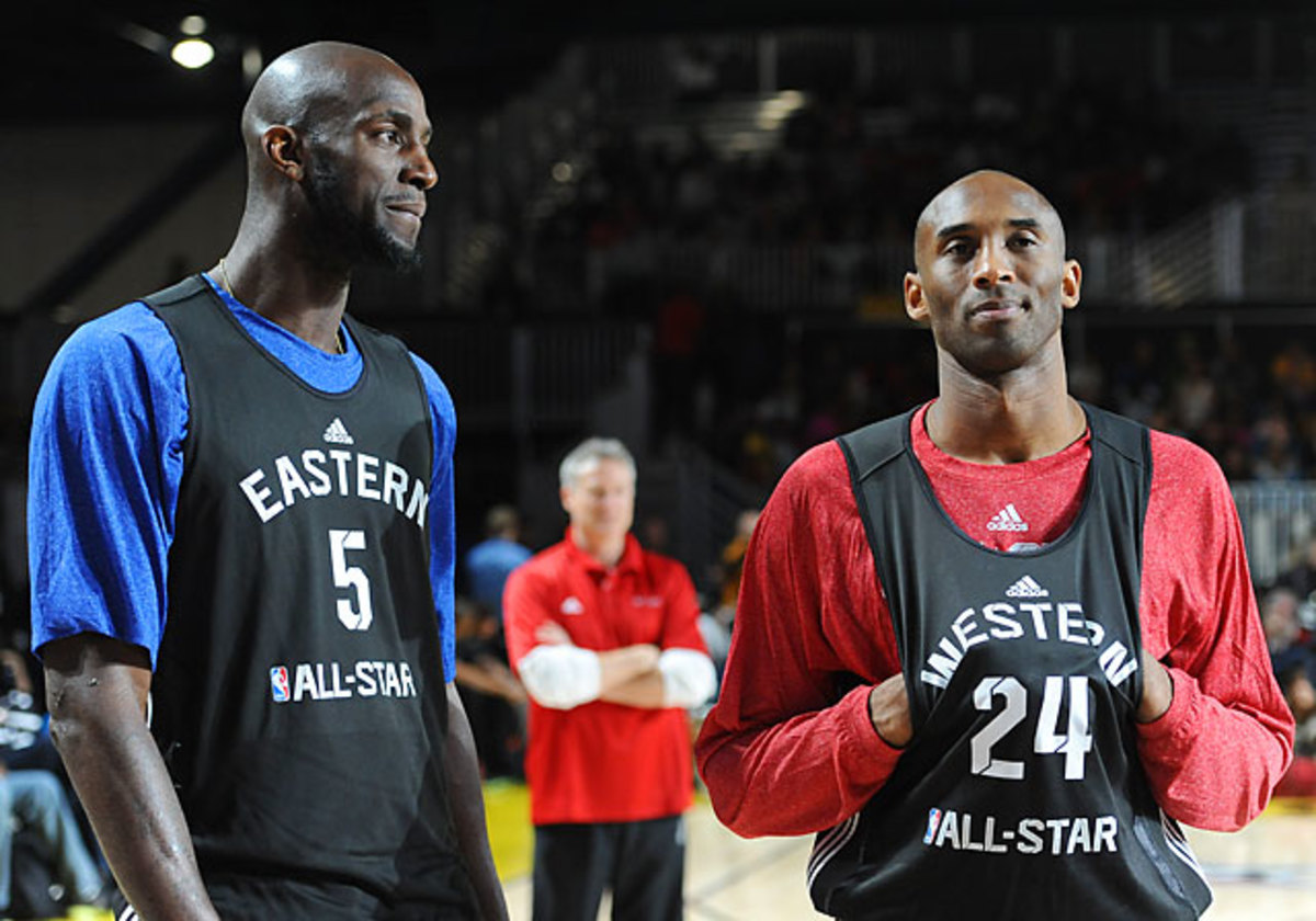 Kevin Garnett and Kobe Bryant