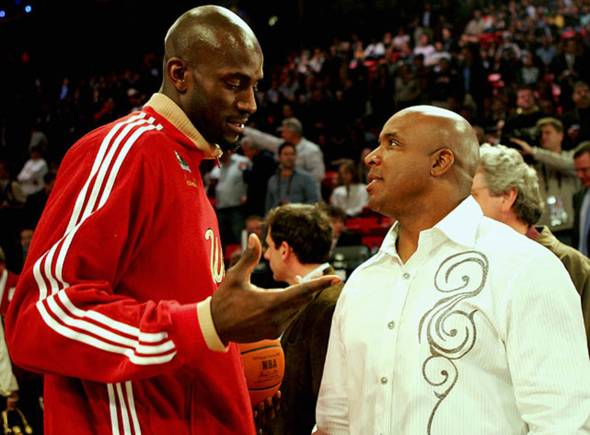 Kevin Garnett and Barry Bonds