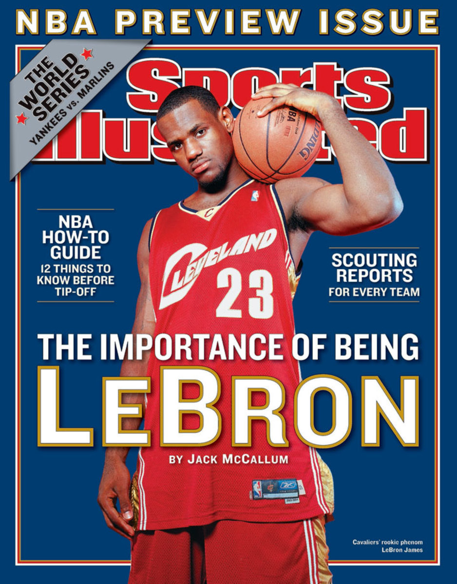 LeBron James Slam Magazine LeBron Rookie Magazine King James High School  LeBron