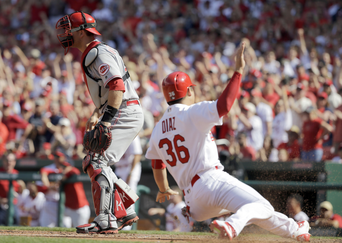 Eric Fryer's 3 hits leads Cardinals over Reds 43 Sports Illustrated