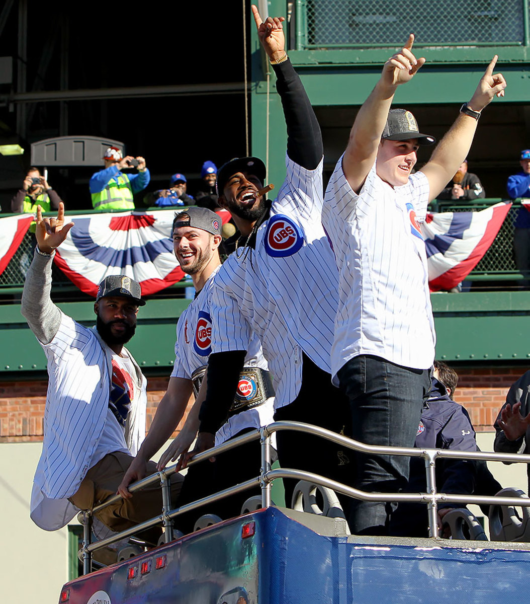 Chicago-Cubs-Victory-Parade-Jason-Heyward-Kris-Bryant-Dexter-Fowler-Anthony-Rizzo-621089716.jpg