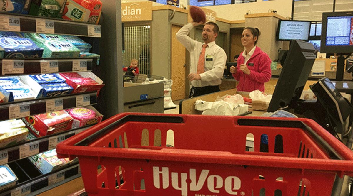 Hy-Vee assistant manager Stephanie picked to Denver to win.
