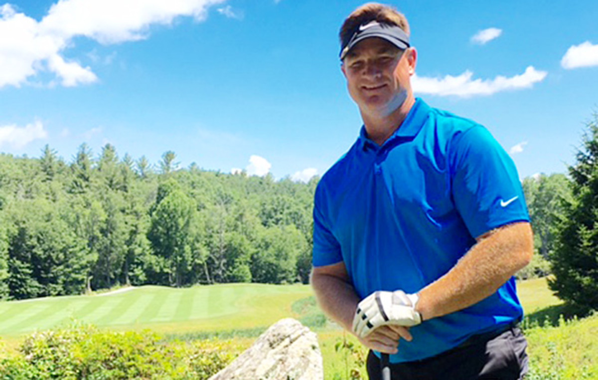 After a 17-year NFL career, Johnson now enjoys spending his time with family, and on the golf course.