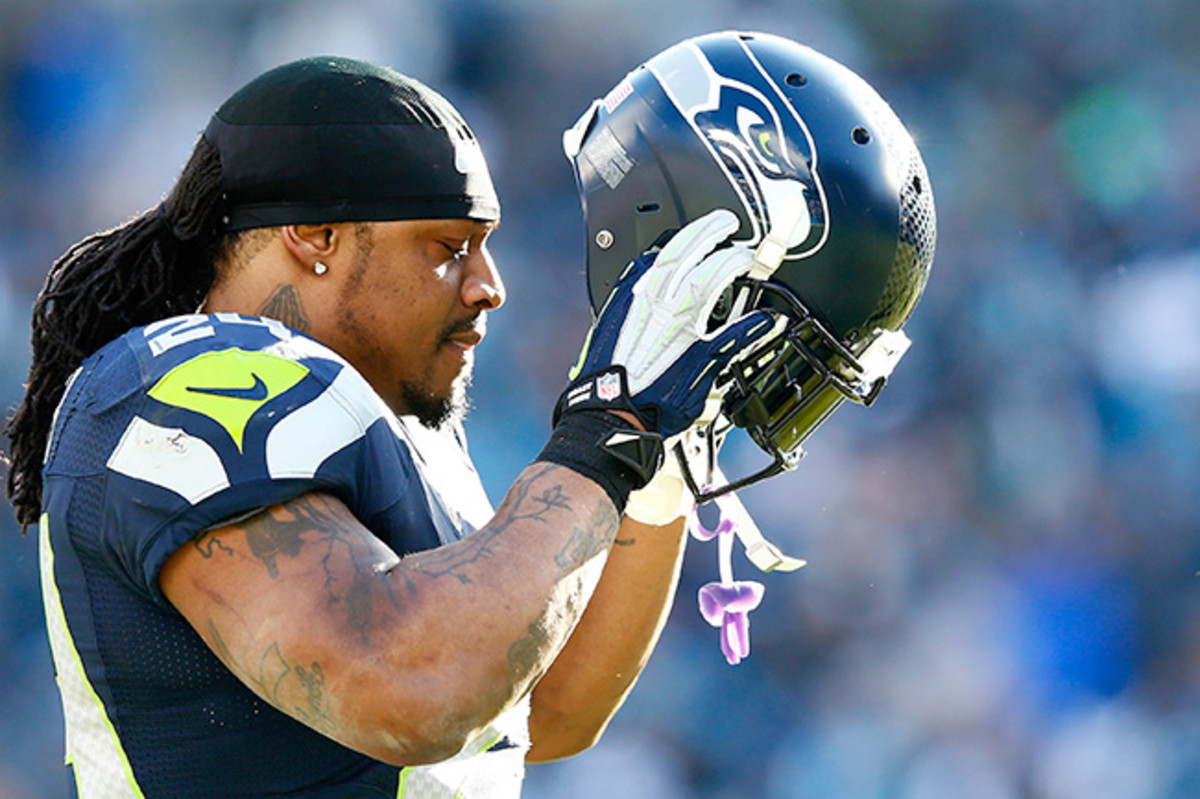 Sunday might have been the final time Marshawn Lynch puts on a Seahawks helmet.