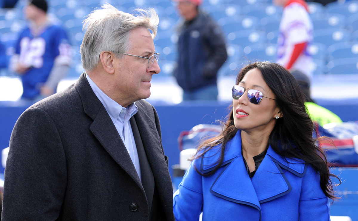Kim Pegula, who co-owns the Bills with husband Terry, was one of several women in the room when the NFL voted to relocate the Rams.