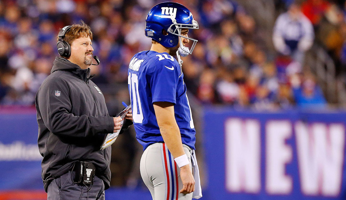 New Giants coach Ben McAdoo has worked closely with Eli Manning the past two seasons, serving as the team’s offensive coordinator.