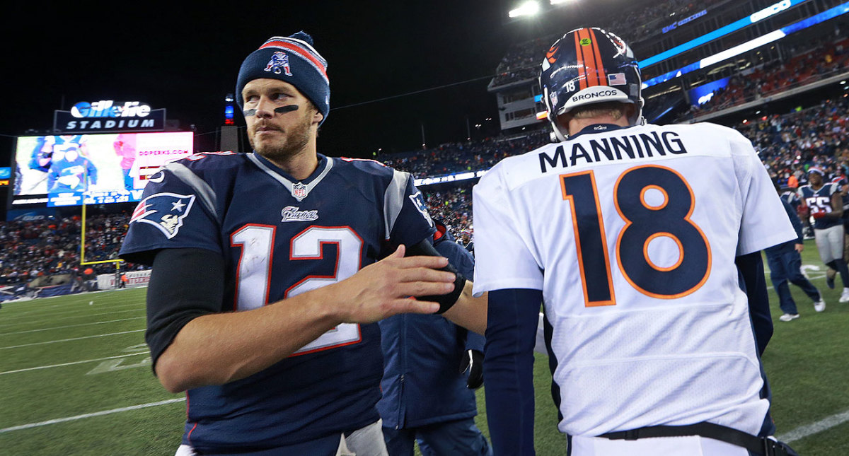 Tom Brady and Peyton Manning will meet for the 17th—and final?—time Sunday.