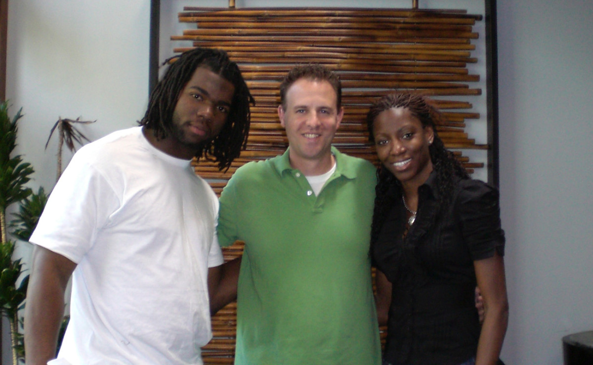 Quentin, Sean and Treska before the 2008 draft.