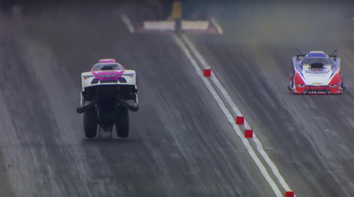 NHRA Funny Car lifts in air, wins race (Video) Sports Illustrated
