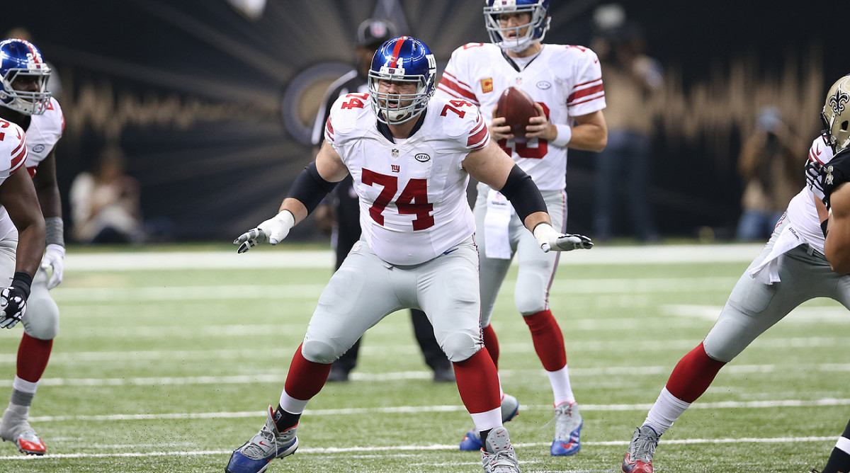 The Giants signed Schwartz to a four-year, $16.8 million deal prior to the 2014 season, but injuries limited him to just 13 games the next two years.