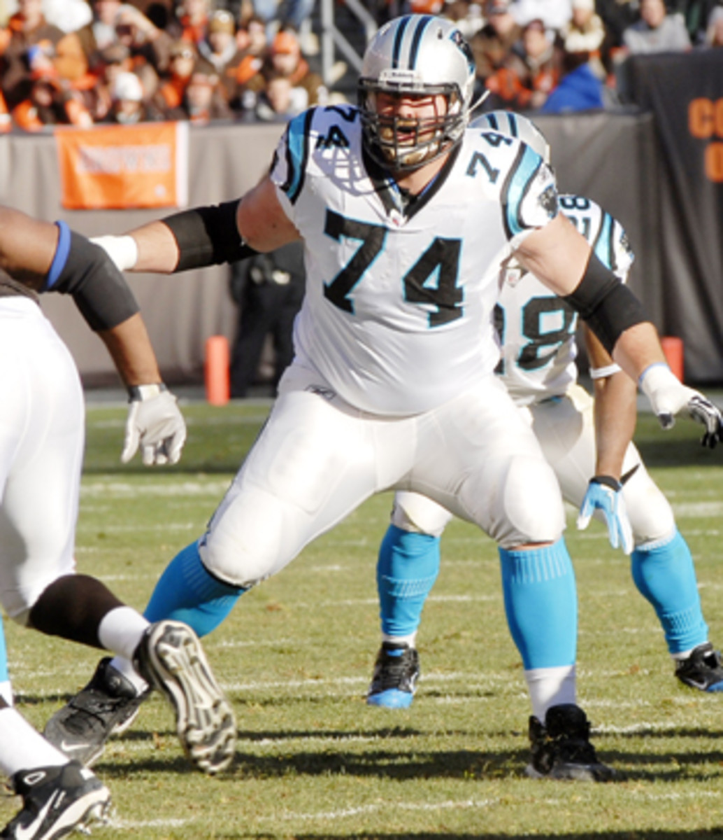 Schwartz with Panthers in 2011