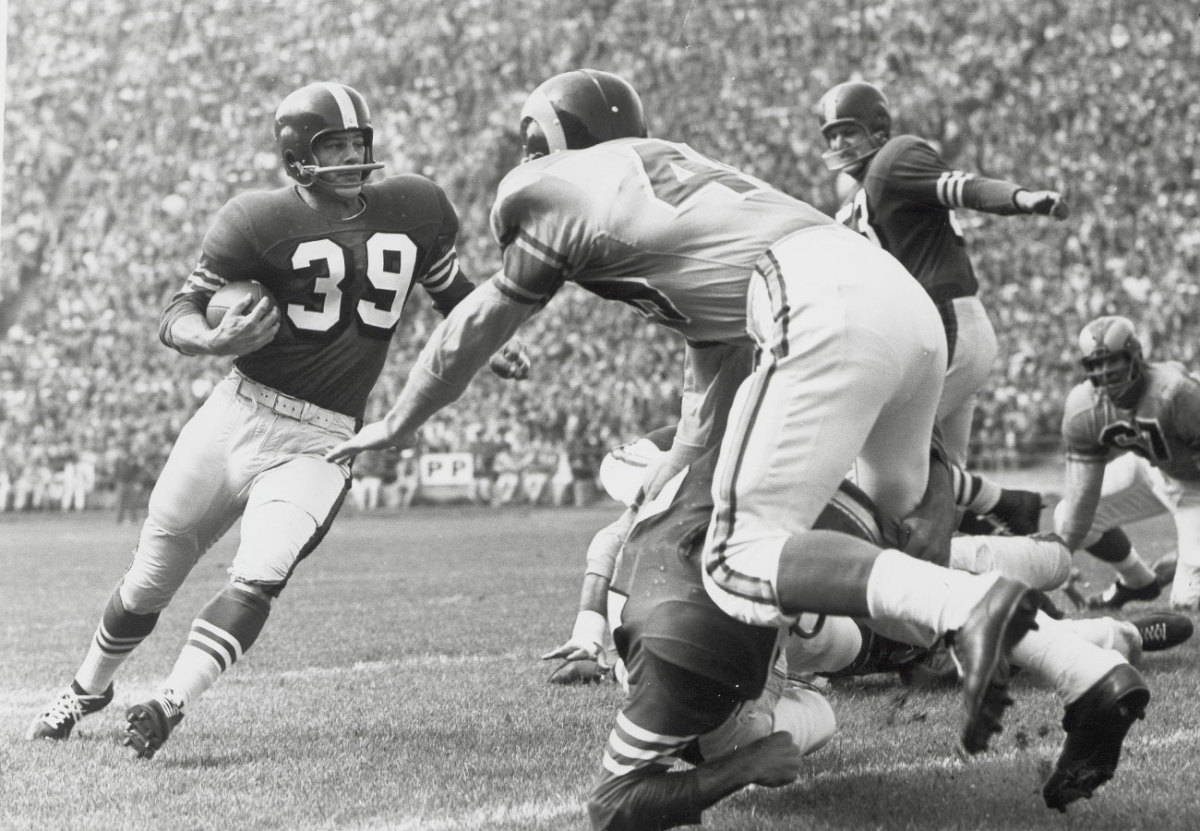 Hugh McElhenny, 49ers vs. Rams, 1955.