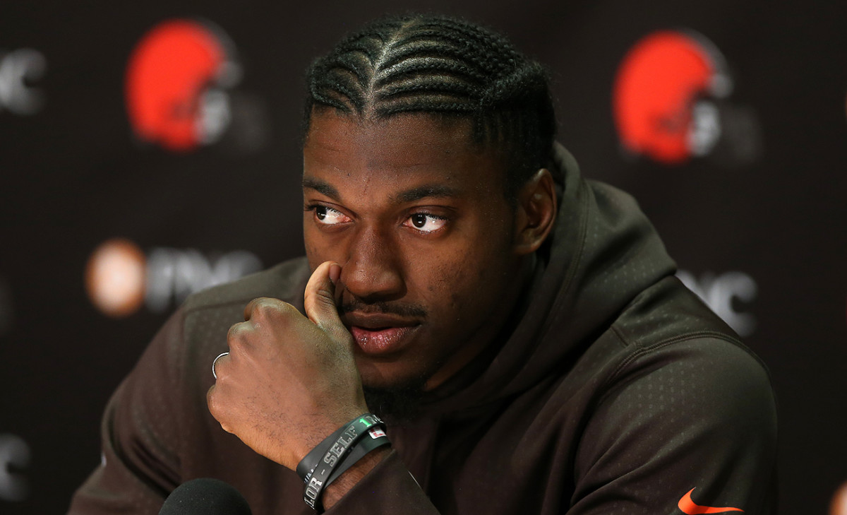 Robert Griffin III is in Cleveland, which might not use the No. 2 pick to select a QB.