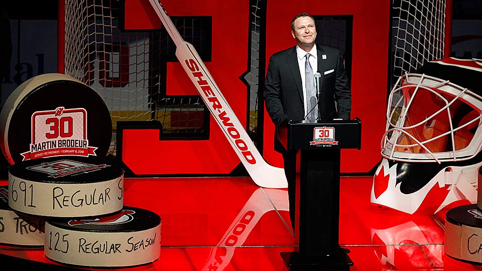 Brodeur's Three Career Goals and How they Stack Up Against Other