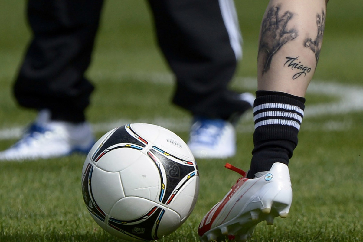 Lionel Messi Tattoo Barcelona Star S New Leg Ink Sports Illustrated