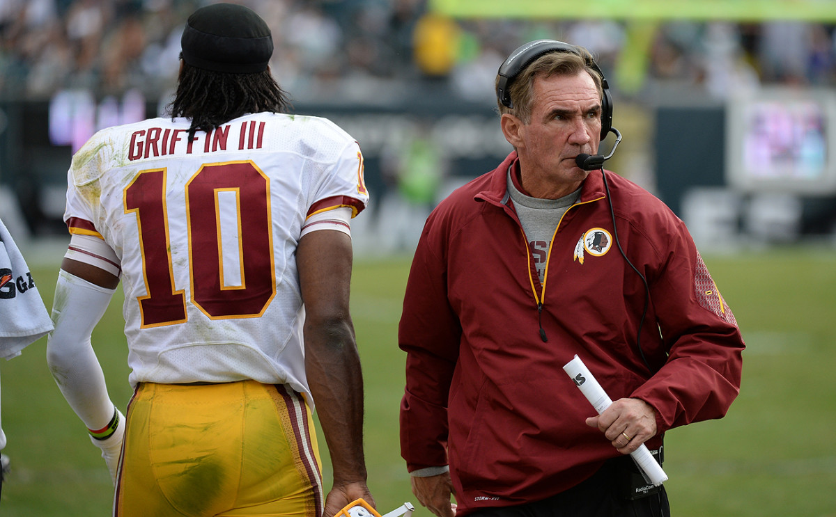Shanahan and Griffin were jettisoned from Washington two years apart: the coach following the 2013 season and the QB after 2015.