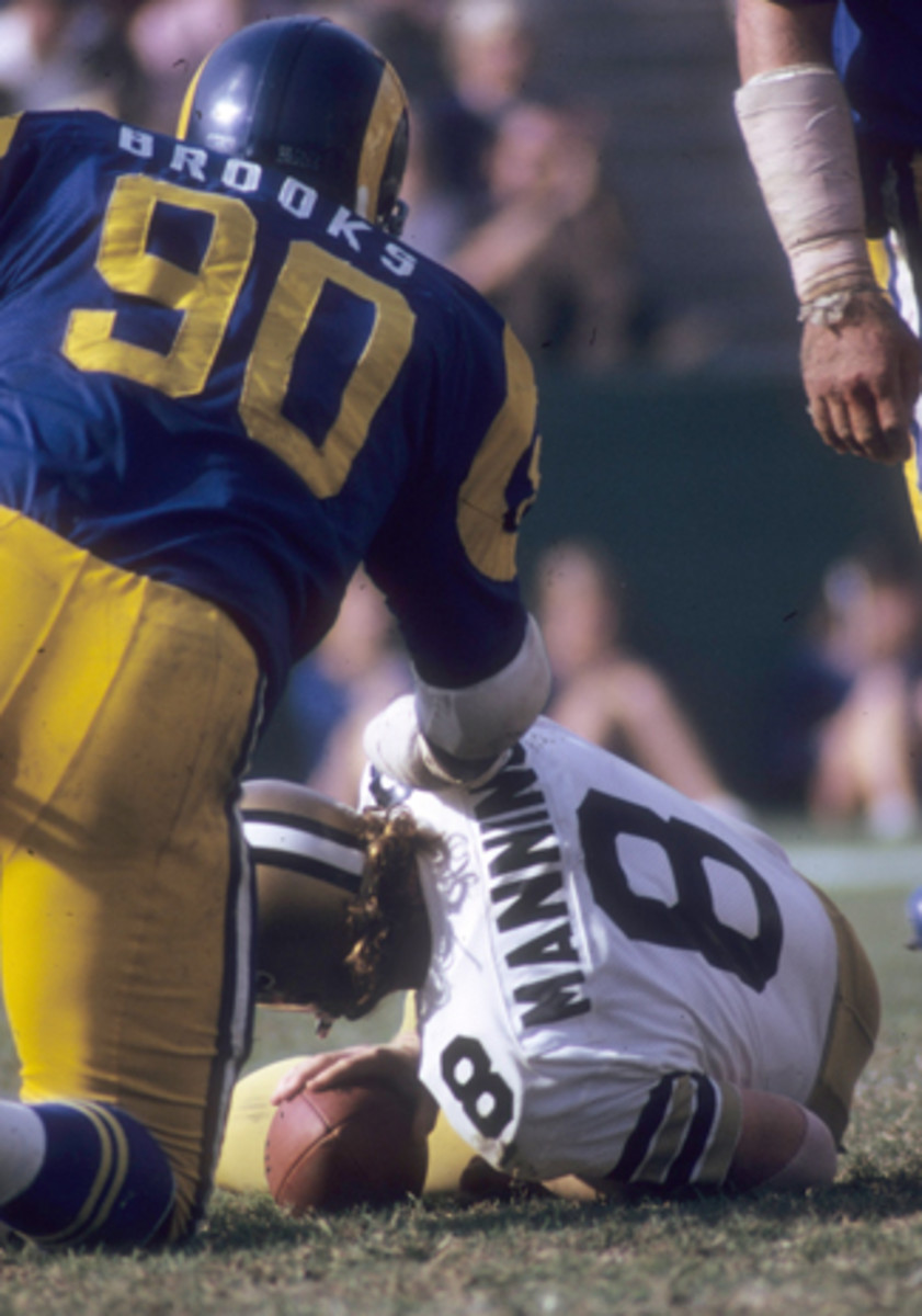 Archie was the most sacked QB in the league in each of his first two seasons.