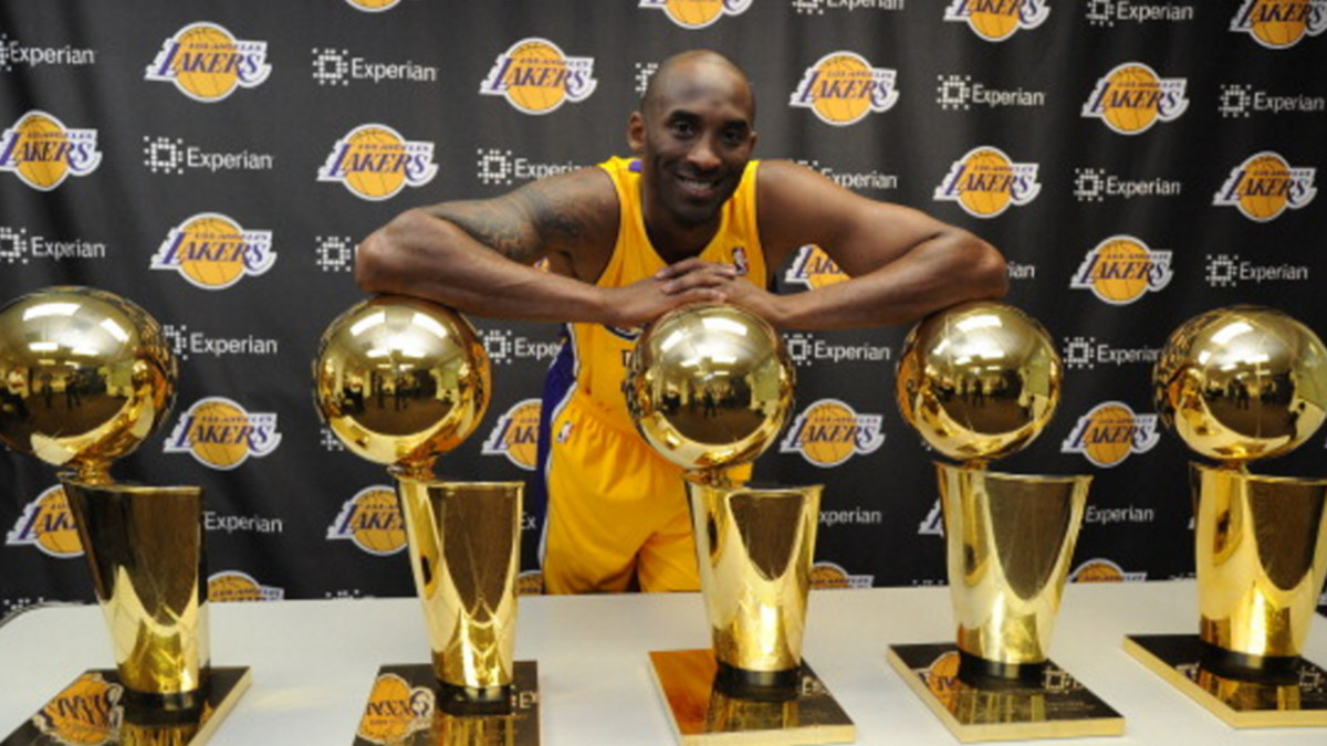 how much rings does kobe have