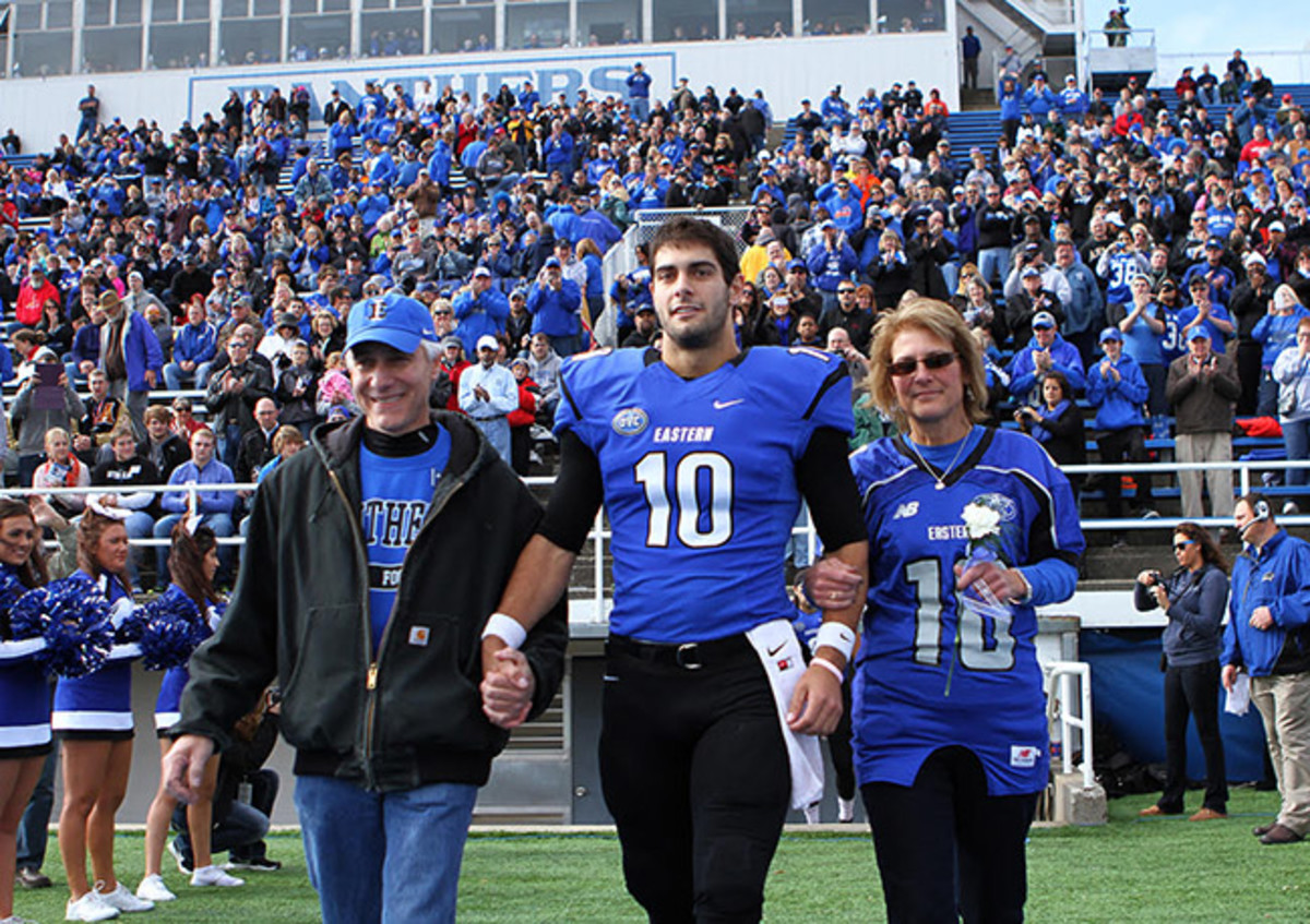 Garoppolo on Senior Day in 2013.