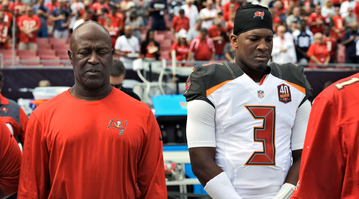 Lovie Smith ushered in the Winston era but was ushered out at the end of the season.