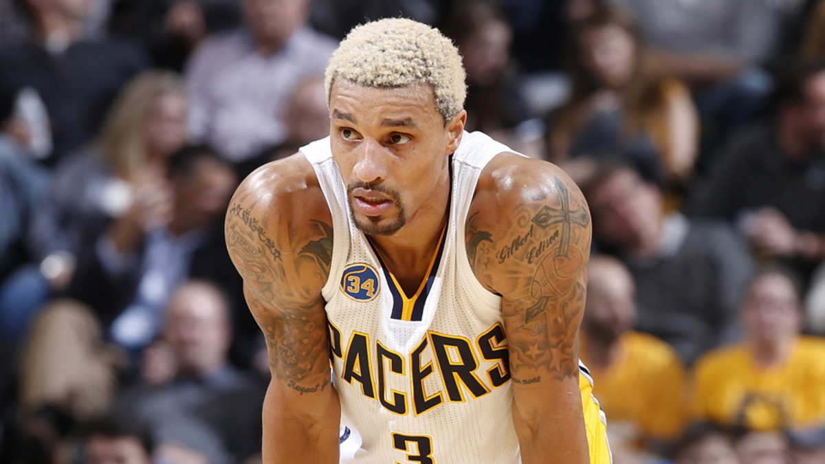Pacers George Hill Finally Got Rid Of His Dyed Blond Hair Sports