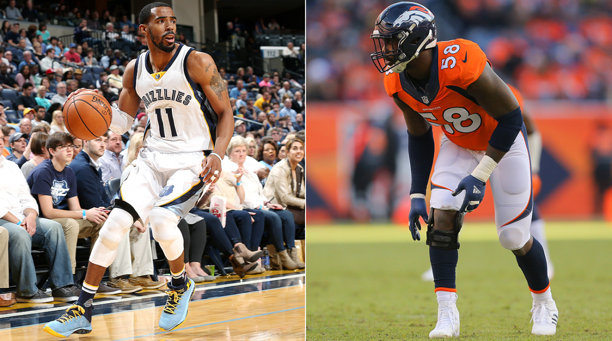 Mike Conley just inked a contract north of $150 million, while Von Miller struggles to seal a deal in a similar neighborhood.