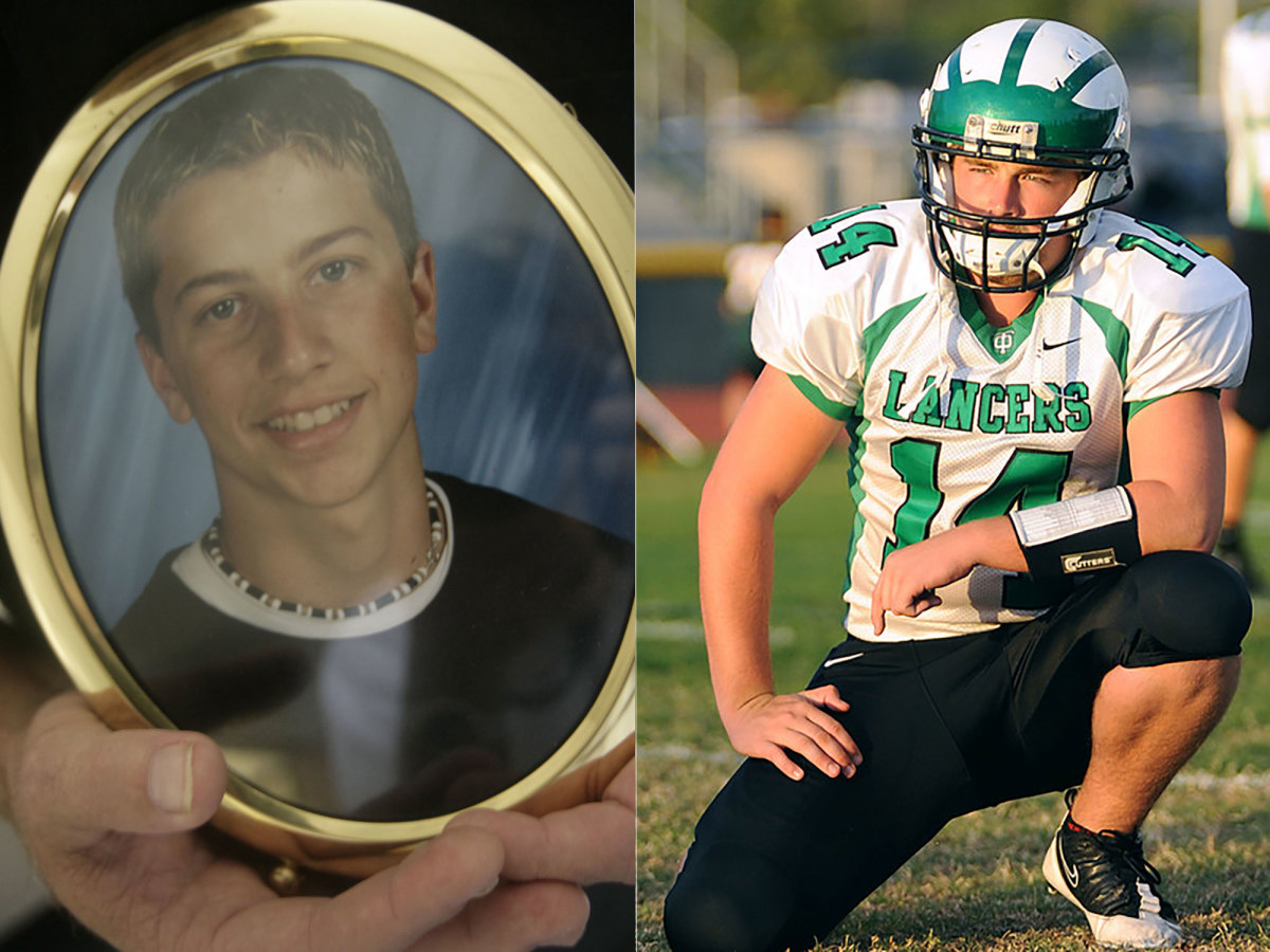 Hipple and Kramer were both pushed to their emotional limits by the deaths of their sons Jeff Hipple (left) and Griffin Kramer (right).