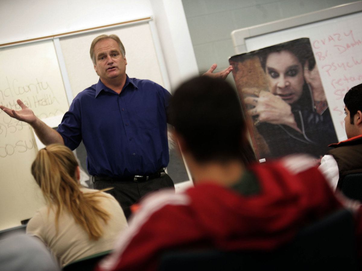 After bottoming out, Hipple threw himself into the academic side of depression and mental illness.