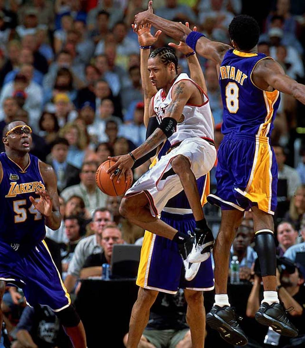 Allen Iverson, Kobe Bryant and Horace Grant