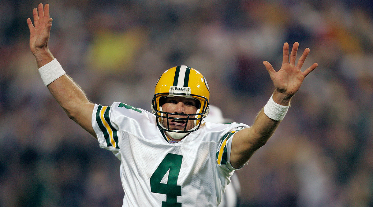 Brett Favre played 20 seasons—16 with the Packers—and owns many NFL passing records.
