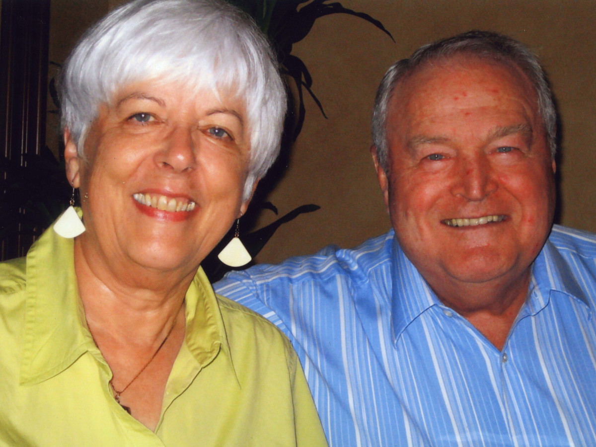 Chuck and Marianne at a party in 2010.