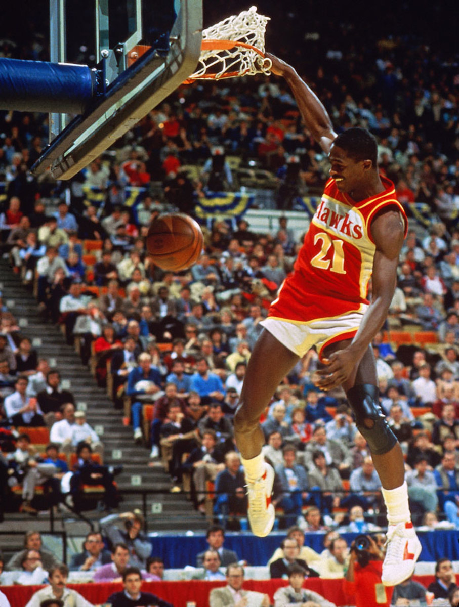 Dominique Wilkins 1985 NBA Slam Dunk champion : r/OldSchoolCool