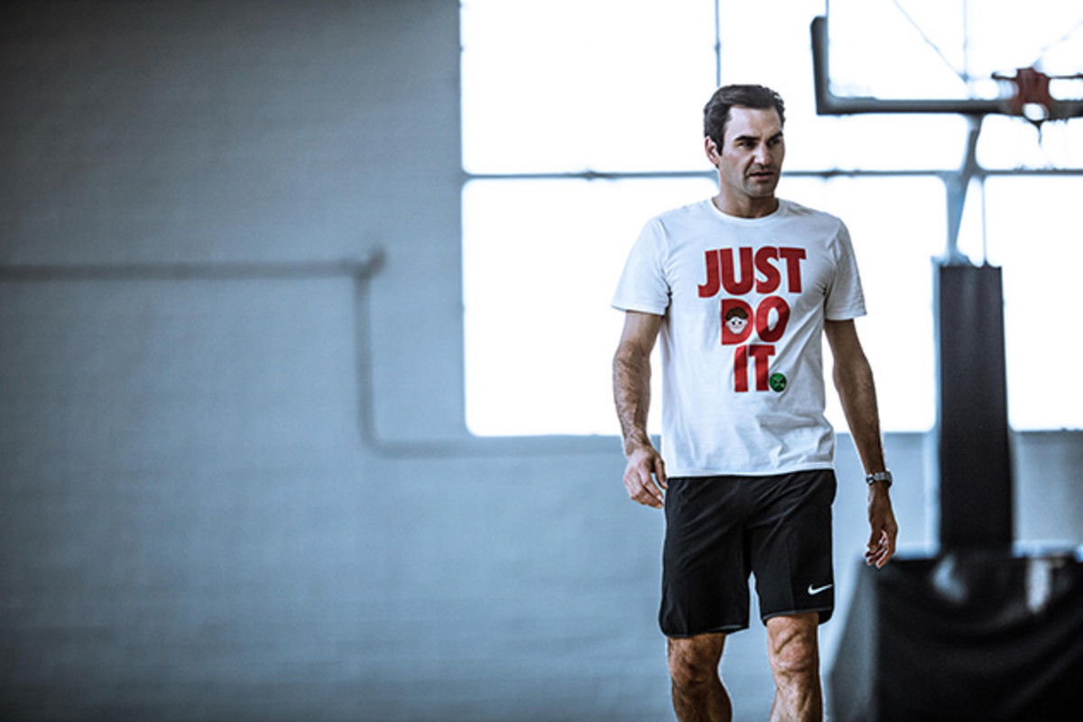 Details on Federer emoji shirts by Nike, artist Michael Lau - Sports Illustrated